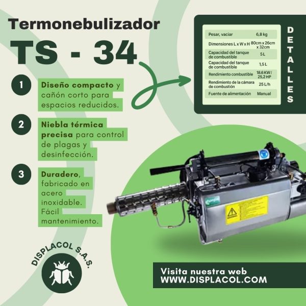 displacol control de plagas