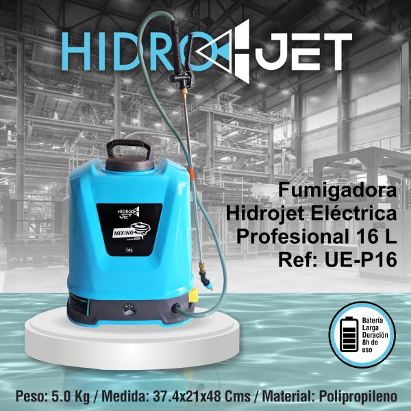 Fumigadora Hidrojet Eléctrica Profesional 16L
