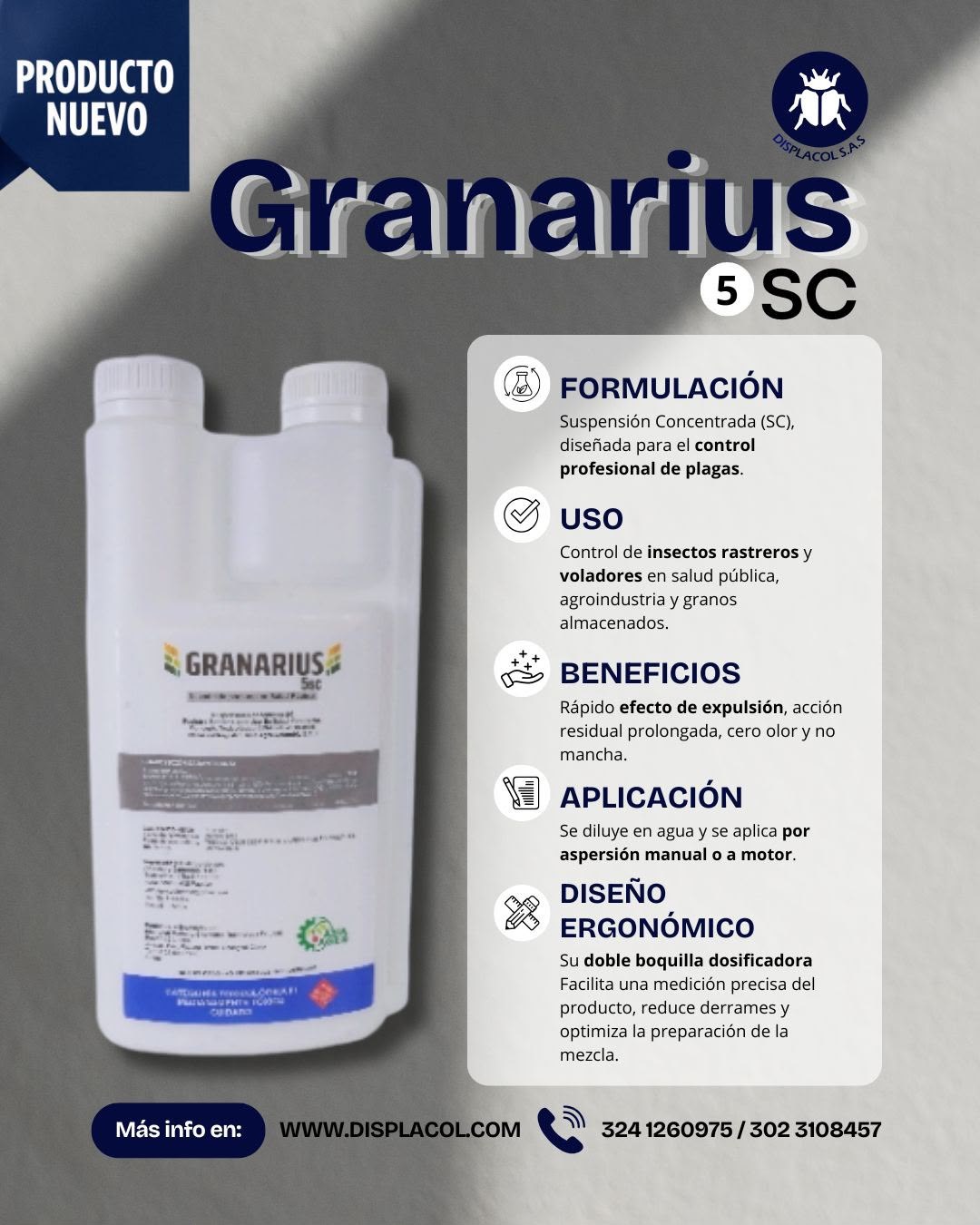 GRANARIUS 5 SC INSECTICIDA - Imagen 2
